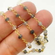 Black Rutile Wire Chain